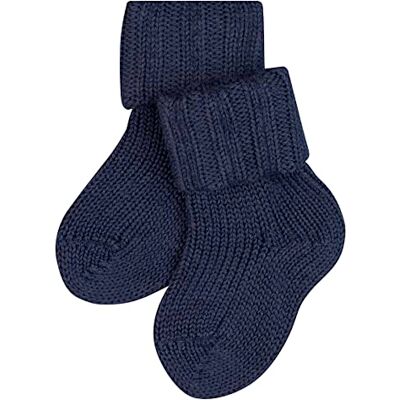 FALKE Unisex baby 10408 Flausch SO, Blue (Dark Navy 6370), 6-9 Months FALKE Unisex baby 10408 Flausch SO, Blue (Dark Navy 6370), 6-9 Months