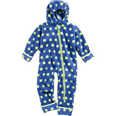 Playshoes Baby All-in- All-in-one Fleeceoverall Dots Overall Blue (Navy) 0-3 Months (Size:62cm) Playshoes Baby All-in- All-in-one Fleeceoverall Dots Overall Blue (Navy) 0-3 Months (Size:62cm)