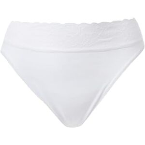 Calida Women's Slip Lycraspitze Plain Boxer Briefs, White (Weiss 001), UK 12 (Manufacturer size: X-Small 36/38) Calida Women's Slip Lycraspitze Plain Boxer Briefs, White (Weiss 001), UK 12 (Manufacturer size: X-Small 36/38)