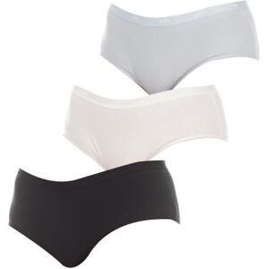 DIM Women's Les Pockets Eco Plain or unicolor Brief Multicoloured Multicolore (Blanc/Peau/Noir) 18 (Brand size: 44/46) DIM Women's Les Pockets Eco Plain or unicolor Brief Multicoloured Multicolore (Blanc/Peau/Noir) 18 (Brand size: 44/46)