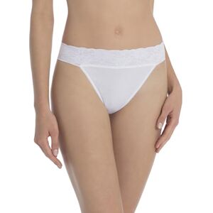 Calida Women's Tanga Lycraspitze Plain Thong, White (Weiss 001), UK 16 (Manufacturer size: S = 40/42) Calida Women's Tanga Lycraspitze Plain Thong, White (Weiss 001), UK 16 (Manufacturer size: S = 40/42)
