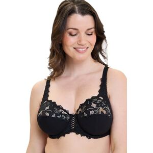 Sans Complexe Women's COTON D'ARUM (704438) Full Cup Everyday Bra, Black (Noir), 40D(manufacturer size: EU: 90D) Sans Complexe Women's COTON D'ARUM (704438) Full Cup Everyday Bra, Black (Noir), 40D(manufacturer size: EU: 90D)