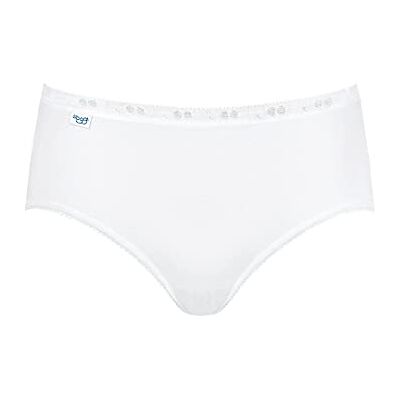 Sloggi Basic+ Midi Briefs Pack of 2 ( Basic+ Midi 2p) White (WHITE (03) 03), size: 42 Sloggi Basic+ Midi Briefs Pack of 2 ( Basic+ Midi 2p) White (WHITE (03) 03), size: 42