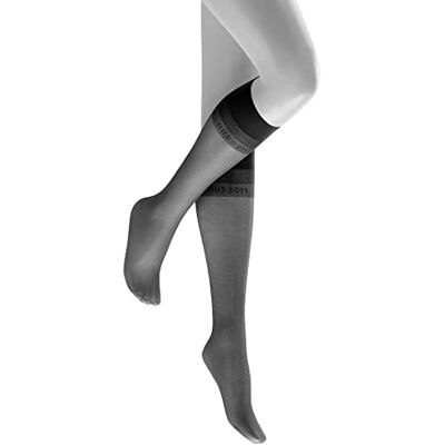 Kunert Hudson Women's 000166 GLAMOUR 20 Knee-High Socks, Black (Black 0005), 6/8 (Manufacturer size: 39-42) Kunert Hudson Women's 000166 GLAMOUR 20 Knee-High Socks, Black (Black 0005), 6/8 (Manufacturer size: 39-42)