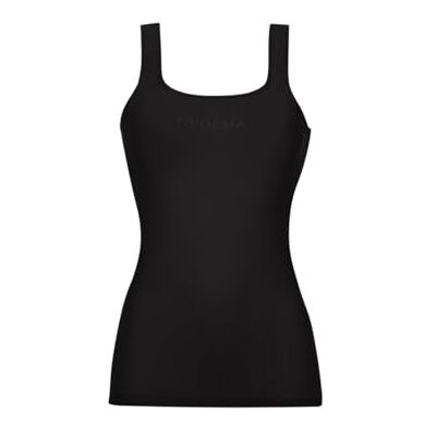 Trigema Women's Trägershirt Plain Vest, Black (schwarz 008), UK 16 Trigema Women's Trägershirt Plain Vest, Black (schwarz 008), UK 16