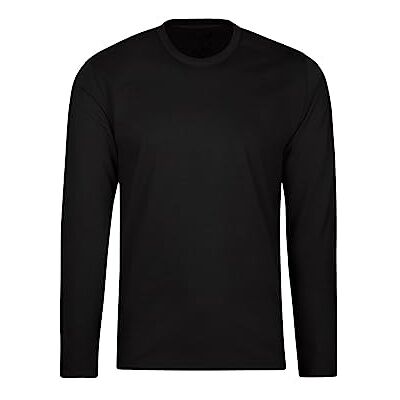 Trigema Girls' Long-Sleeved Shirt 100% Cotton, Black (Black 008), 140 Trigema Girls' Long-Sleeved Shirt 100% Cotton, Black (Black 008), 140