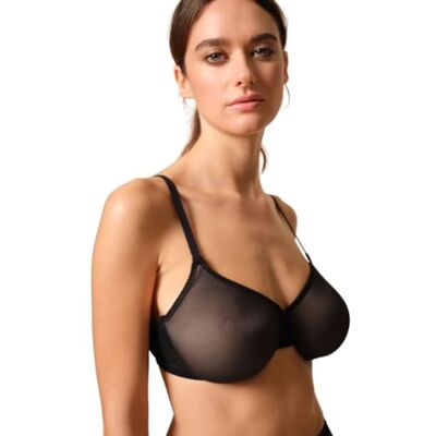 Gossard Glossies Sheer Women's Bra (Glossies Sheer Black Bra) Black , size: 65J Gossard Glossies Sheer Women's Bra (Glossies Sheer Black Bra) Black , size: 65J