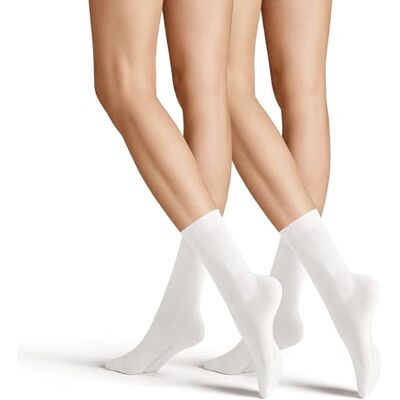 Hudson Women's 100 DEN Calf Socks White 7 Hudson Women's 100 DEN Calf Socks White 7