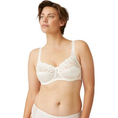 Naturana Women's Underwired Full Cup Everyday Bra 87543, Off-White (Ivory), 44C Naturana Women's Underwired Full Cup Everyday Bra 87543, Off-White (Ivory), 44C