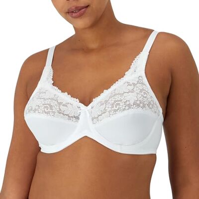 Bali Maidenform Women's Classic Minimizer Everyday Bra, (White), 40D Bali Maidenform Women's Classic Minimizer Everyday Bra, (White), 40D