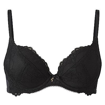 Gossard Superboost Plunge Black Lace Bra Plunge Women's Bra Black 42D Gossard Superboost Plunge Black Lace Bra Plunge Women's Bra Black 42D