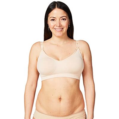Cake Maternity Cake Lingerie Women's Rock Candy Seamless Nursing Bra, Beige, 34C (Manufacturer Size:Medium) Cake Maternity Cake Lingerie Women's Rock Candy Seamless Nursing Bra, Beige, 34C (Manufacturer Size:Medium)