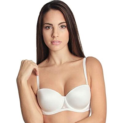 Sassa Women's's Bügel-BH Einlage vorgeformt Bra Weiß (Elfenbein 314) 32 C Sassa Women's's Bügel-BH Einlage vorgeformt Bra Weiß (Elfenbein 314) 32 C
