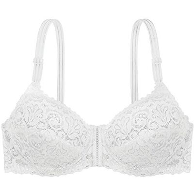 DORINA Women's Jacqueline Wire Bra Everyday, White, 38C DORINA Women's Jacqueline Wire Bra Everyday, White, 38C