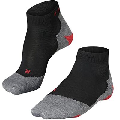 FALKE ESS Running RU5 Lightweight Short socks, 1 pair, UK size 5.5-6.5 (EU 39-40), Black, polypropylene mix Sweat wicking, fast drying, cooling effect, direct shoe contact FALKE ESS Running RU5 Lightweight Short socks, 1 pair, UK size 5.5-6.5 (EU 39-40), Black, polypropylene mix Sweat wicking, fast drying, cooling effect, direct shoe contact