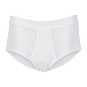 Trigema Men's Briefs White Weiß (Weiss 001) Medium Trigema Men's Briefs White Weiß (Weiss 001) Medium