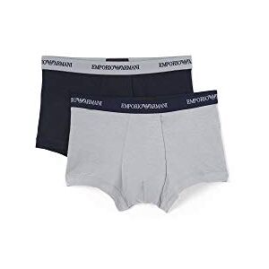 Giorgio Armani Men's 111210CC717 Trunk, Multicolour (Grigio/Marine), Small Pack of 2 Giorgio Armani Men's 111210CC717 Trunk, Multicolour (Grigio/Marine), Small Pack of 2