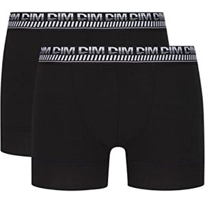 DIM Men's 3D Flex Stay & Fit Boy Short, Black, Medium (Size: 3) Pack of 2 DIM Men's 3D Flex Stay & Fit Boy Short, Black, Medium (Size: 3) Pack of 2