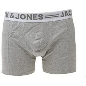 JACK & JONES Jack and Jones Men's Sense Trunks Core 1-2-3 2014 Set of 3 Boxer Shorts, Light Grey Melange, X-Large JACK & JONES Jack and Jones Men's Sense Trunks Core 1-2-3 2014 Set of 3 Boxer Shorts, Light Grey Melange, X-Large