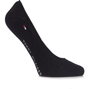 Tommy Hilfiger Women's Footie Invisble 2P Ankle Socks, Black, Size 39 Tommy Hilfiger Women's Footie Invisble 2P Ankle Socks, Black, Size 39