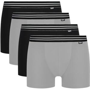 DIM Men's Eco Swim Trunks, Multicolour Noir/Gris 03n, Small (size: 2) Pack of 4 DIM Men's Eco Swim Trunks, Multicolour Noir/Gris 03n, Small (size: 2) Pack of 4