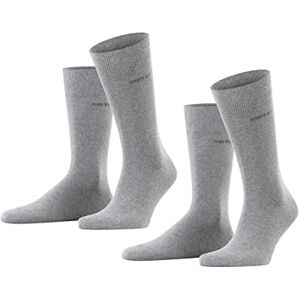 ESPRIT Men Basic Uni 2-Pack socks, 2 pairs, UK size 11.5-14 (EU 47-50), Grey, cotton mix Skin friendly cotton, reinforced stress zones for optimum durability ESPRIT Men Basic Uni 2-Pack socks, 2 pairs, UK size 11.5-14 (EU 47-50), Grey, cotton mix Skin friendly cotton, reinforced stress zones for optimum durability
