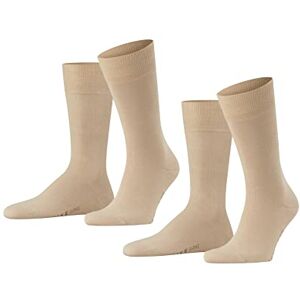 FALKE Men's Swing Doppelpack Calf Socks, Beige (Sand 4320), 9/11 (Manufacturer size: 43-46) FALKE Men's Swing Doppelpack Calf Socks, Beige (Sand 4320), 9/11 (Manufacturer size: 43-46)