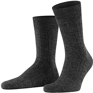 FALKE Men's Socks Virgin Wool Black Grey Many Other Colours Reinforced Men's Socks Without Pattern Breathable Thick Plain with Plush Sole UK Size 6-12 (EU 39-48) 1 Pair (Teppich im Schuh) Grey (Anthracite Melange 3080), size: 47-48 FALKE Men's Socks Virgin Wool Black Grey Many Other Colours Reinforced Men's Socks Without Pattern Breathable Thick Plain with Plush Sole UK Size 6-12 (EU 39-48) 1 Pair (Teppich im Schuh) Grey (Anthracite Melange 3080), size: 47-48