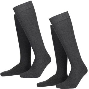 Hudson Men's Pack of 2 Knee-High Socks Grey 7 Hudson Men's Pack of 2 Knee-High Socks Grey 7