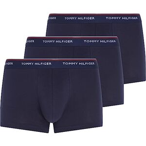 Tommy Hilfiger Pack of 3 Men's Boxer Shorts (3p Lr Trunk) Blue (Peacoat-PT 409) Plain, size: s Tommy Hilfiger Pack of 3 Men's Boxer Shorts (3p Lr Trunk) Blue (Peacoat-PT 409) Plain, size: s