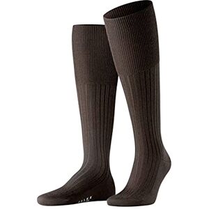 FALKE Bristol Pure Men's Knee Socks, Brown, 41/42 FALKE Bristol Pure Men's Knee Socks, Brown, 41/42