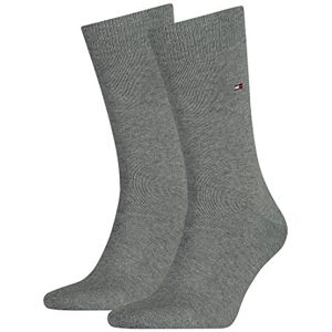 Tommy Hilfiger Men's Classic Socks, Pack of 2 (Classic Socks) Middle grey (middle grey blend), size: 39-42 Tommy Hilfiger Men's Classic Socks, Pack of 2 (Classic Socks) Middle grey (middle grey blend), size: 39-42