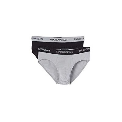 Giorgio Armani UNDERWEAR Men's 111321CC717 Sports Underwear, Multicolore (Nero/Grigio), Small Giorgio Armani UNDERWEAR Men's 111321CC717 Sports Underwear, Multicolore (Nero/Grigio), Small