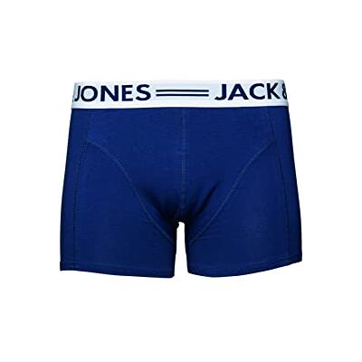 JACK & JONES Men's Jacsense Trunks Noos Boxershorts, Blue (Dress Blues), Large JACK & JONES Men's Jacsense Trunks Noos Boxershorts, Blue (Dress Blues), Large