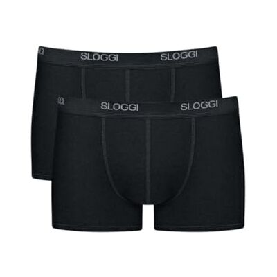 Sloggi Men's BLACK 0 Boy Short, 32 Sloggi Men's BLACK 0 Boy Short, 32