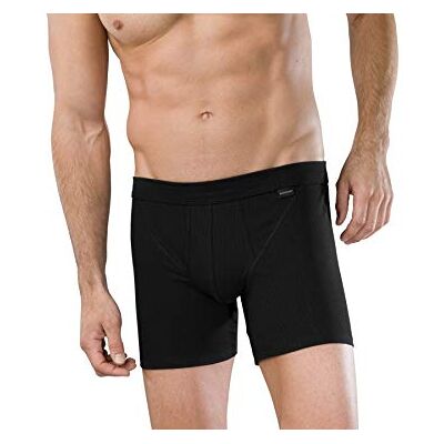 Schiesser Men's Boxer Shorts (Pack of 2) (Shorts ( 2er Pack )) Black (Black) Plain, size: xl Schiesser Men's Boxer Shorts (Pack of 2) (Shorts ( 2er Pack )) Black (Black) Plain, size: xl