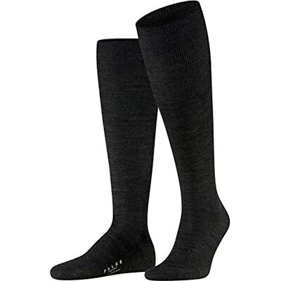 FALKE Airport Men's Knee Socks New Wool Mix 1 Pair 45-46 FALKE Airport Men's Knee Socks New Wool Mix 1 Pair 45-46
