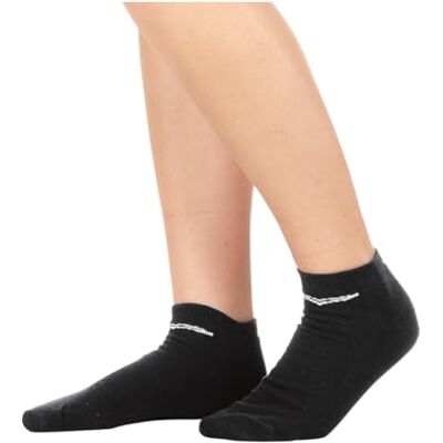 Trigema Men's Trainer Socks Twin Pack, black Trigema Men's Trainer Socks Twin Pack, black