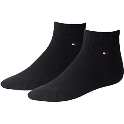 Tommy Hilfiger Men's TH Men's Quarter 2P Sneaker Socks 2 Pairs (Th Men Quarter 2p) Blue (Dark Navy 322) Plain, size: 39-42 Tommy Hilfiger Men's TH Men's Quarter 2P Sneaker Socks 2 Pairs (Th Men Quarter 2p) Blue (Dark Navy 322) Plain, size: 39-42