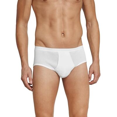 Schiesser Men's No Y-front Boxer Briefs White White (100-White) 7 Schiesser Men's No Y-front Boxer Briefs White White (100-White) 7