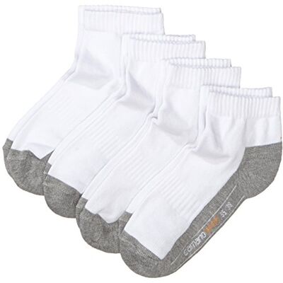 Camano Men's 5932 Sport Quarter 4 Paar Sportswear, White (White 01), 2.5/5 (Manufacturer size: 35/38) Camano Men's 5932 Sport Quarter 4 Paar Sportswear, White (White 01), 2.5/5 (Manufacturer size: 35/38)