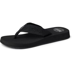 Reef Sandy, Women Flip Flop, Black (Black/Black), 6 UK (38.5 EU) (8 US) Reef Sandy, Women Flip Flop, Black (Black/Black), 6 UK (38.5 EU) (8 US)