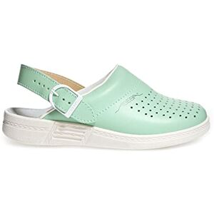 Abeba 7090-41 Size 41" The Original Occupational-Clog Shoe Mint Green/White Abeba 7090-41 Size 41" The Original Occupational-Clog Shoe Mint Green/White