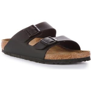 Birkenstock 551253 Arizona Birko-Flor Soft Footbed Unisex Adult Mules Black - Birkenstock 551253 Arizona Birko-Flor Soft Footbed Unisex Adult Mules Black -
