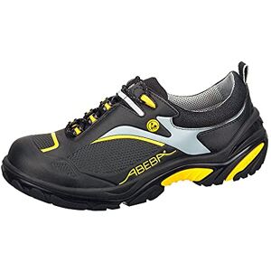 Abeba 34803-39"ESD-Crawler" Safety-Low Shoe, Size 6, Black/Yellow Abeba 34803-39"ESD-Crawler" Safety-Low Shoe, Size 6, Black/Yellow