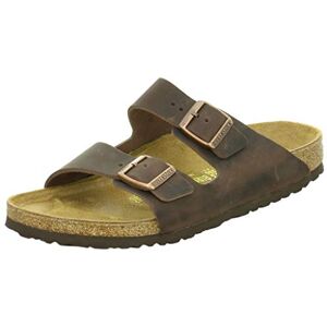 Birkenstock Adult Unisex Arizona Birko-Flor Sandals Brown - Birkenstock Adult Unisex Arizona Birko-Flor Sandals Brown -