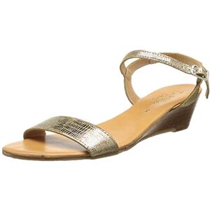 Initiale Torsade Women's Sandals, Gold Or Cristal Taupe, 36 EU Initiale Torsade Women's Sandals, Gold Or Cristal Taupe, 36 EU