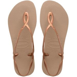 Havaianas Ladies Luna Sandals, Rose Gold, 39/40 EU, (37/38 Brazilian) Havaianas Ladies Luna Sandals, Rose Gold, 39/40 EU, (37/38 Brazilian)