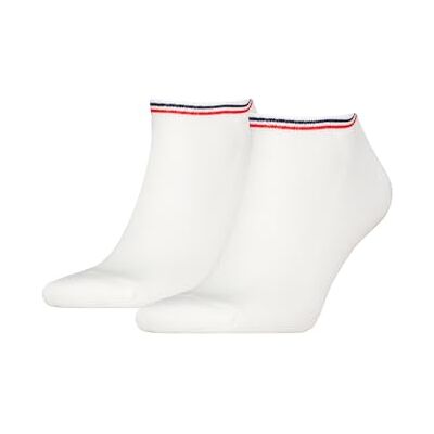 Tommy Hilfiger Unisex Children's Trainer Socks (Sneaker Trainer Socks) White, size: 31-34 Tommy Hilfiger Unisex Children's Trainer Socks (Sneaker Trainer Socks) White, size: 31-34