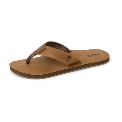 Reef Men's Leather Smoothy Sandals, Brown Brown - Reef Men's Leather Smoothy Sandals, Brown Brown -